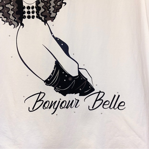 More Love & Lace White Top Curly Hair Red Lipstick Fierce Model Medium Black Red - Picture 4 of 8